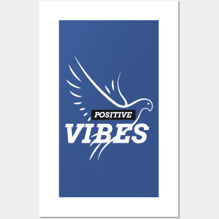 Positive vibes phoenix bird Posters and Art